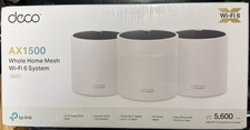 TP-LINK Deco X15 AX1500 Dual-Band Wi-Fi 6 Mesh Router System 3-Pack