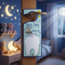 Tooth Fairy Gift Holder Bag Door Hanger Tooth Fairy Kit Stores Lost Teeth Kee...