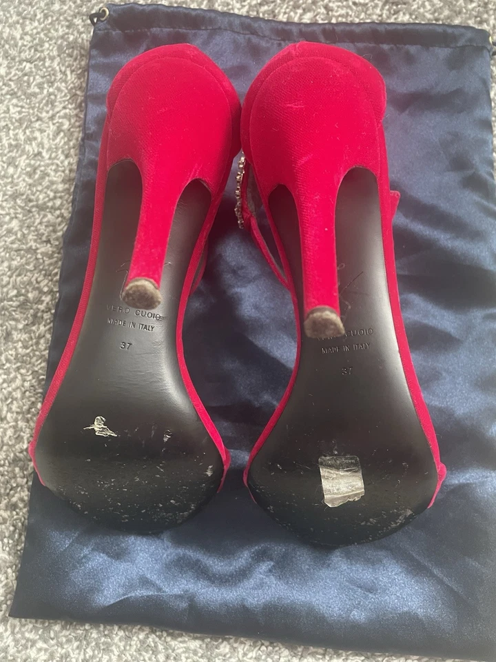 Women’s Giuseppe Zanotti Heels, Pink Colour , IT Size 37, Used,RRP 750£ - Image 4 of 4