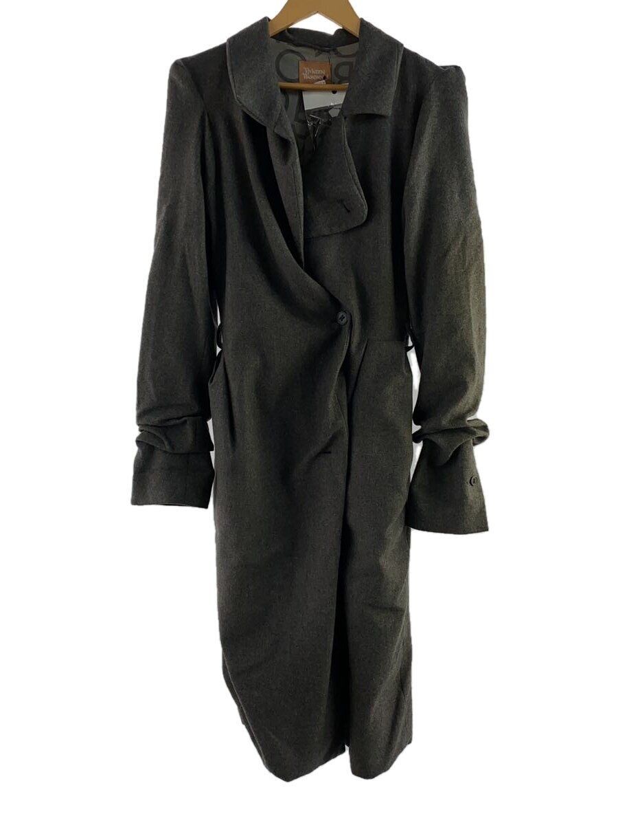 ALTRA Vivienne Westwood altro cappotto lana GRIGIO 12 03 652004 deformato