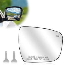 Passenger Right Side Heated Mirror Glass Replacement for Right Passenger Side