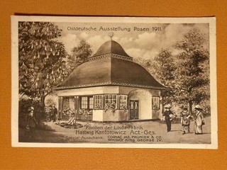 alte AK Posen "Ostdeutsche Ausstellung Liköre Kantorowicz" ca. 1911