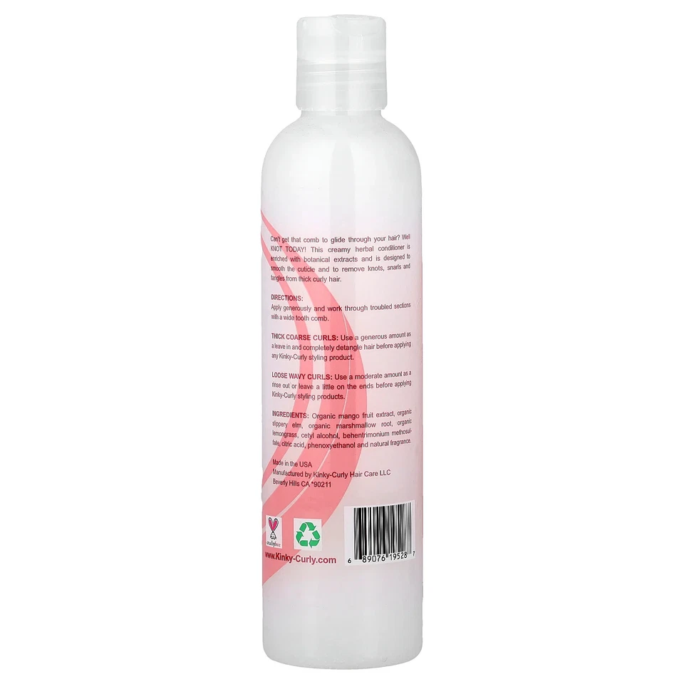 Kinky-Curly Knot Today Natural Leave In  Detangler 8 oz 236 ml Cruelty-Free - Image 2 of 2