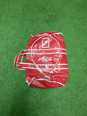 Vintage Enjoy Coca-Cola Sporttasche  Reisetasche Retro Rot Vinyl Sammlerstück