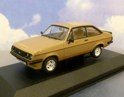 VANGUARDS 1/43 DIECAST 1979 FORD ESCORT MK2 RS2000 CUSTOM TUSCAN BEIGE VA14911 - Image 1 of 4