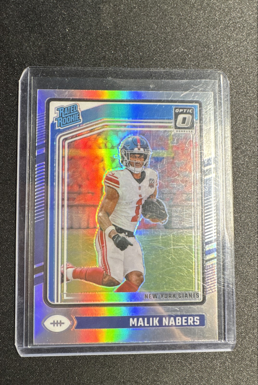 2024 Panini Donruss Optic - Rated Rookie Malik Nabers #271 Holo Prizm (RC)