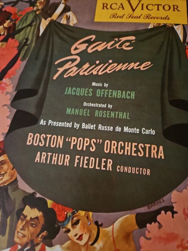Offenbach Gaite Parisienne Boston Pops Arthur Fiedler RCA VICTOR 1940's VG+ - Image 2 of 4