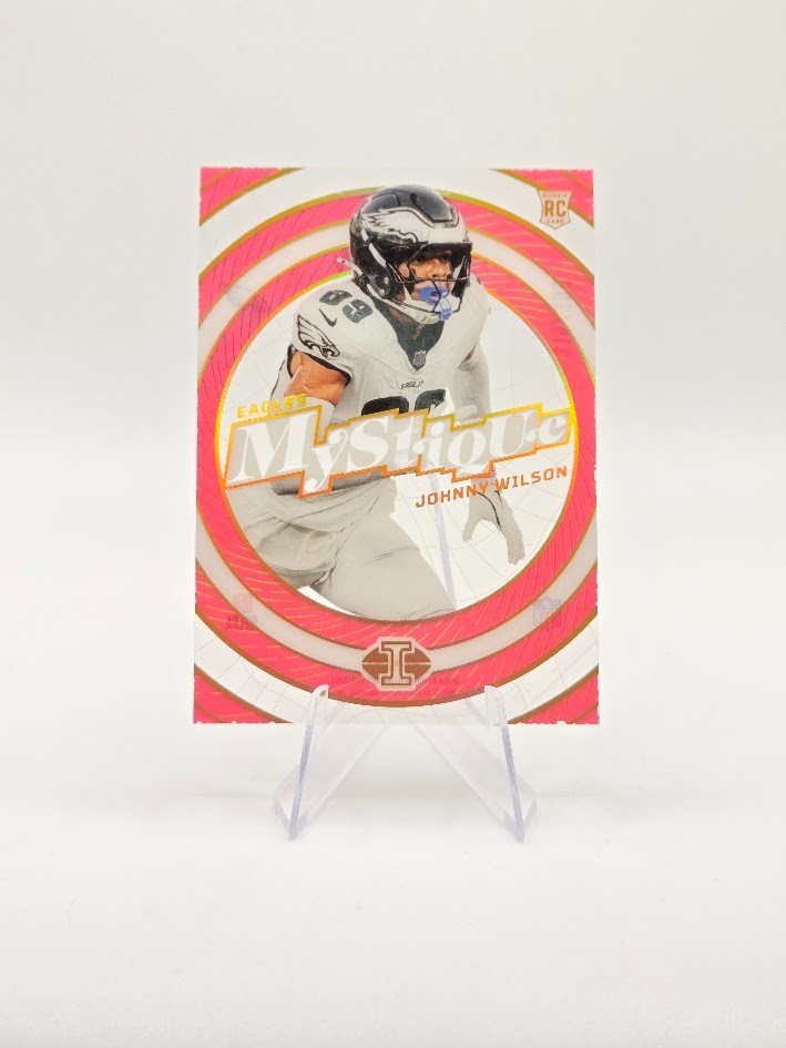 Johnny Wilson 2024 Panini Illusions RC Mystique Pink SP /399 #41 Eagles
