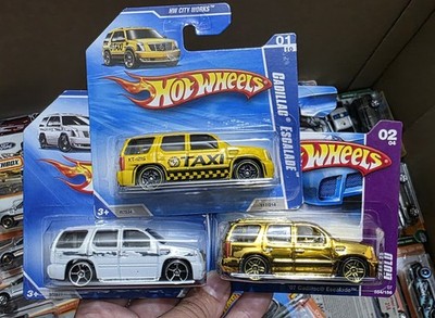 Hot Wheels Cadillac Escalade Set Konvolut 1:64 Gold schwarz weiß