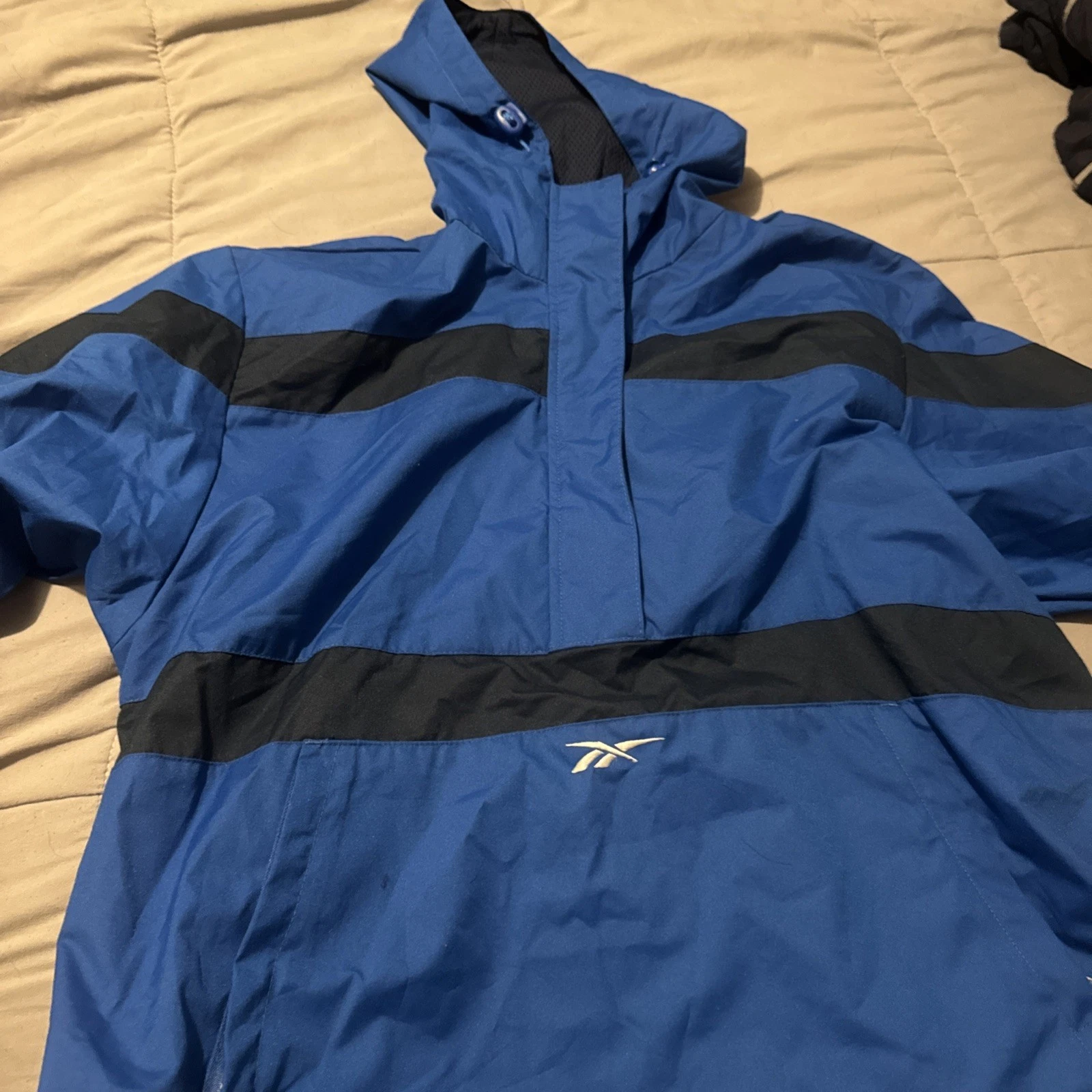 Vtg Reebok 90s Windbreaker Men’s Size M Great Condition Blue - product detail image 1