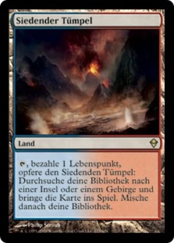 Scalding Tarn (DE) - Foil ZEN German NM MTG