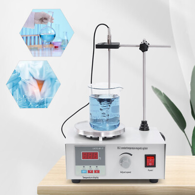 85-2 Magnetic Stirrer 2000ml Hot Plate Mixer w/ Digital Temperature Display 250W