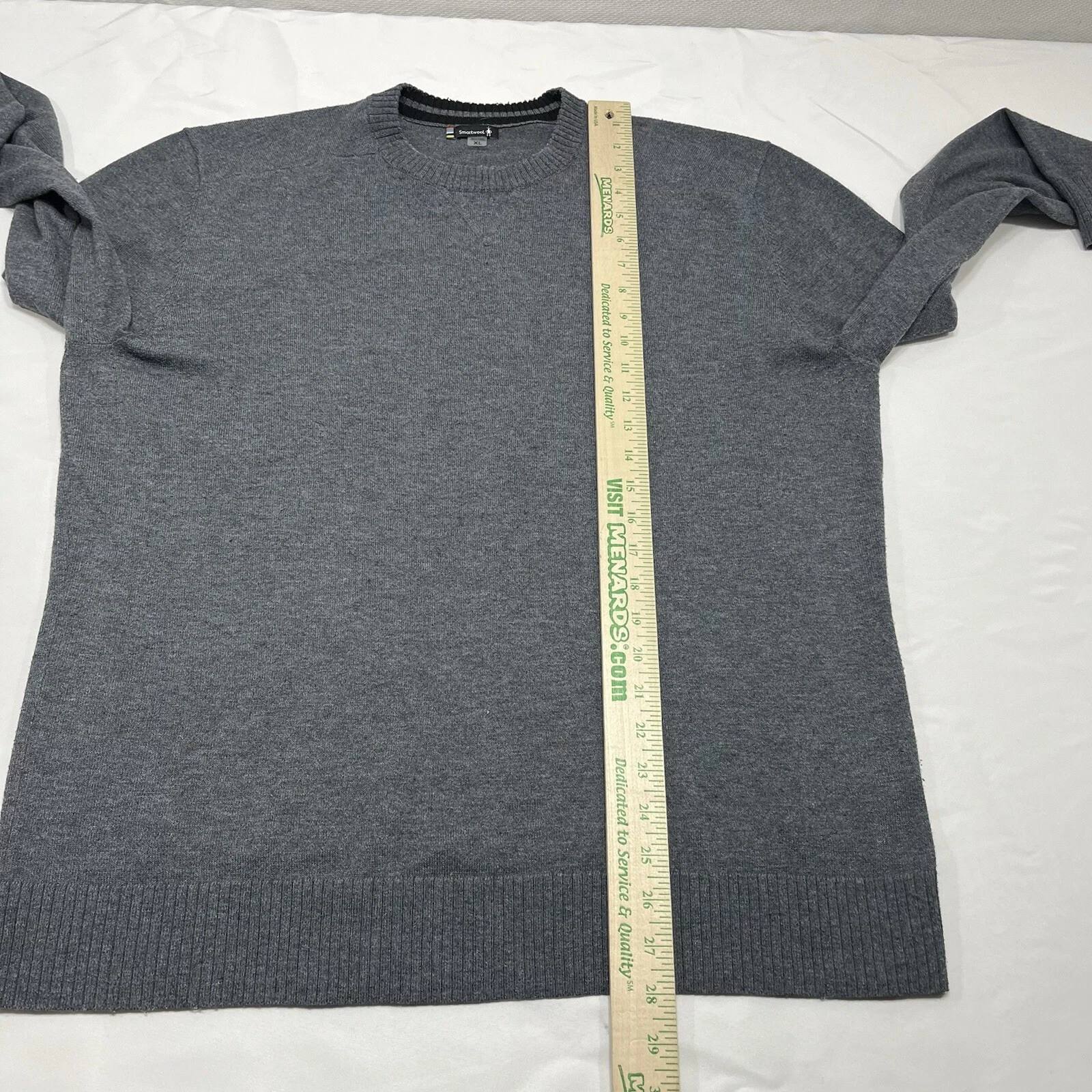 smartwool crew wool blend long sleeve pullover casual work sweater