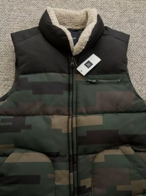 KIDS GAP RECYCLED PUFFER VEST SIZE S  NWT