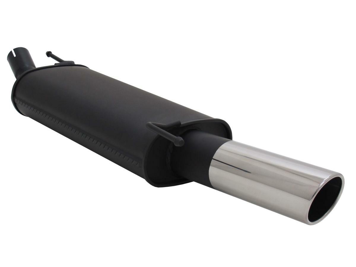 Silencieux echappement Golf 3 avec sortie sport 1x90mm SR en acier traite