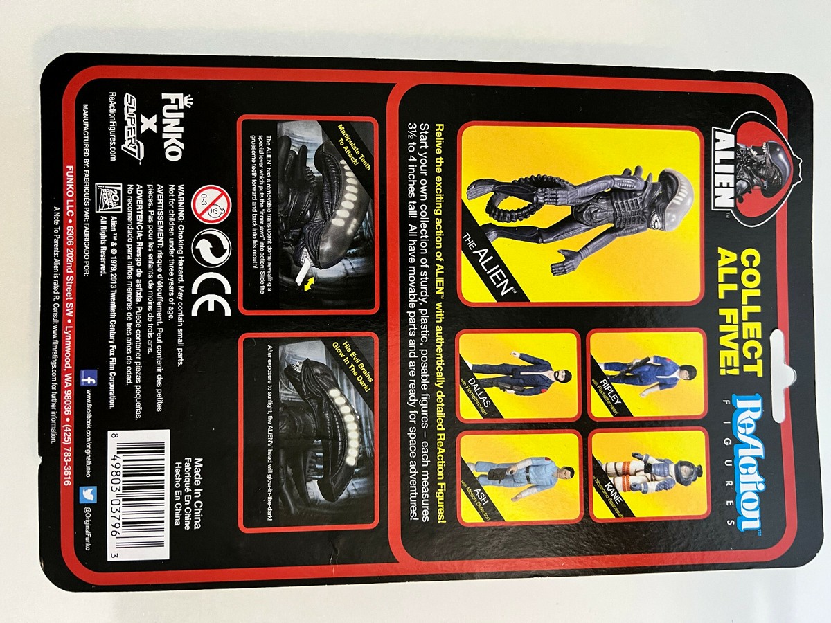 Super7 ReAction The Alien 4.25 inch Action Figure | eBay