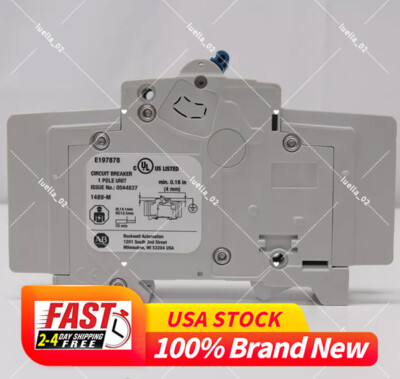 ONE NEW Factory Sealed AB 1489-M1C320 Circuit Breaker Free Ship