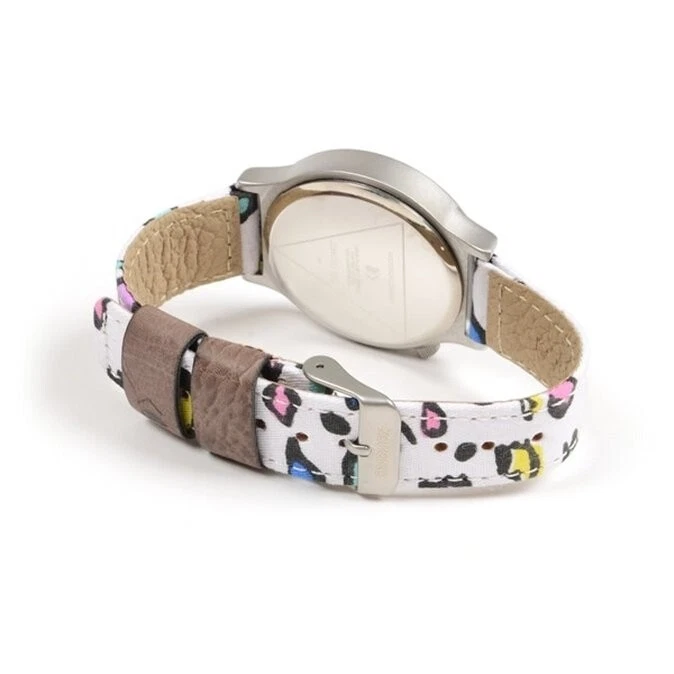 Relógio feminino KOMONO '80s Leopard' mostrador redondo 35mm 130192 - Imagem 3 de 4