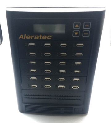 Aleratec 1:23 USB Duplicator HDD Copy Tower SA With Power Cord 330121 Working