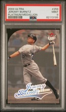 JEROMY BURNITZ 2004 FLEER ULTRA PLATINUM MEDALLION #259 /100 PSA 9 POP 1 ROCKIES