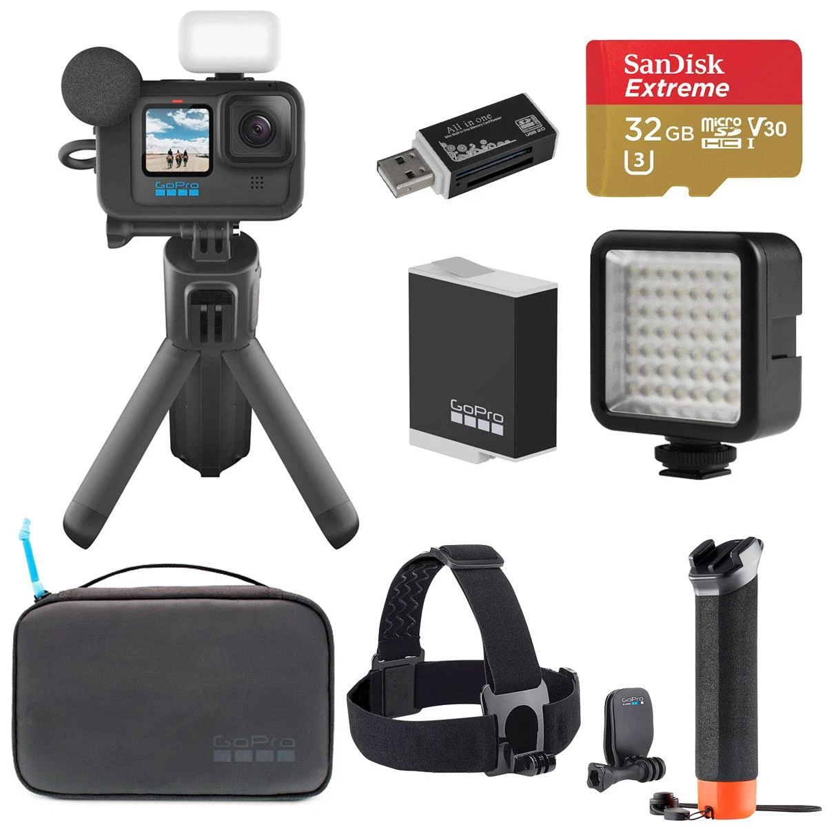 GoPro HERO11 Black Creator Edition with Adventure Kit Accessories  #CHDFB111CND