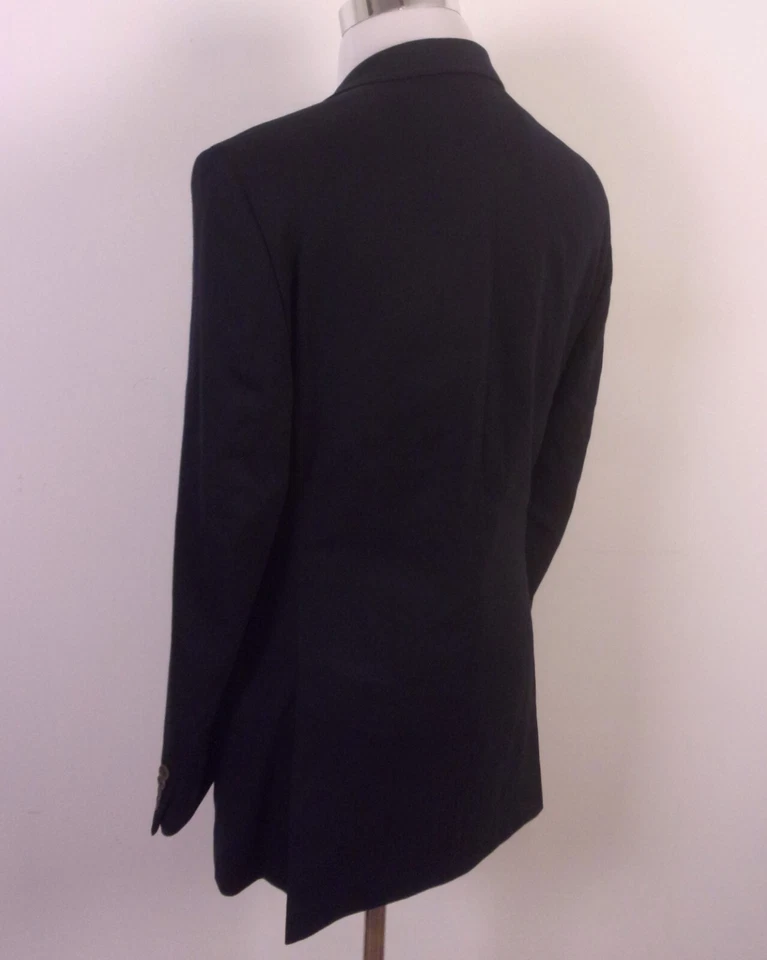 Blazer Hacking 44 L RECIENTE usado en excelente estado Tallia para Jim Herron Ltd. Para hombres Lana Azul Marino Lastol Foto 2 de 4