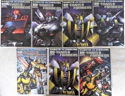 IDW Transformers Comics Robots In Disguise #1 Variant Cover Lot - RI New/NM