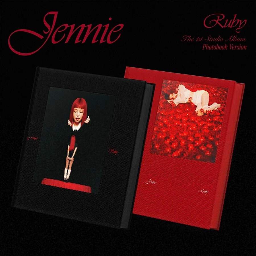 Jennie Ruby レコード BLACKPINK 2枚セット BLACKPINK JENNIE RUBY Album 2 Ver SET/2CD+2 Book+10 Card+