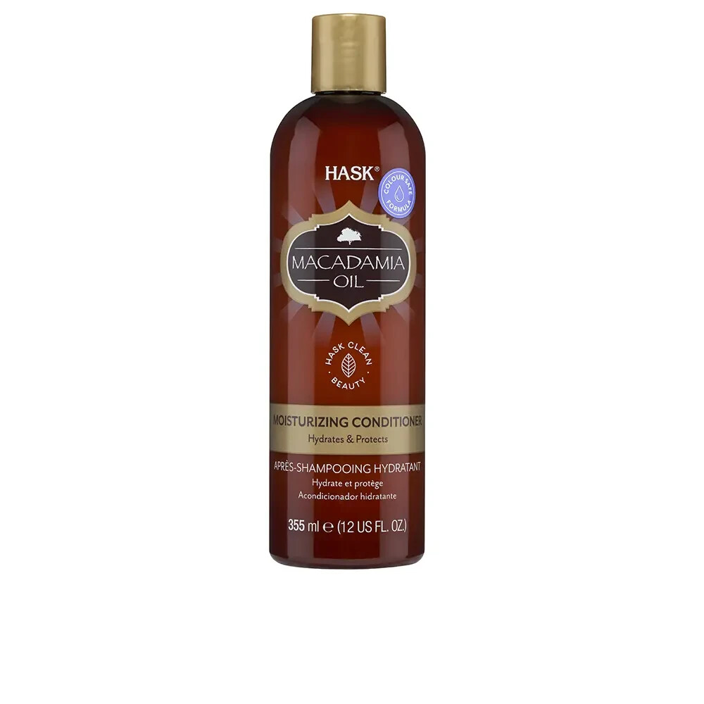 Acondicionador hidratante Hask aceite de macadamia, 15 fl oz