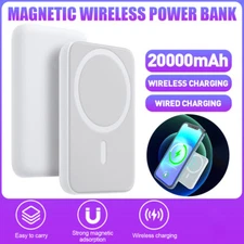 20000mAh Magnetic Power Bank Wireless Charger Battery Pack for iPhone15/14/13/12