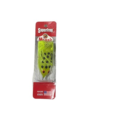 2 Manns Superfrog Hollow Body Frog Topwater Rain Frog Lures SHF200-02 USA NIB