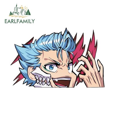 EARLFAMILY 5.1'' Chibi Ban Peeker Anime Car Decals Windshield Vinyl Stickers