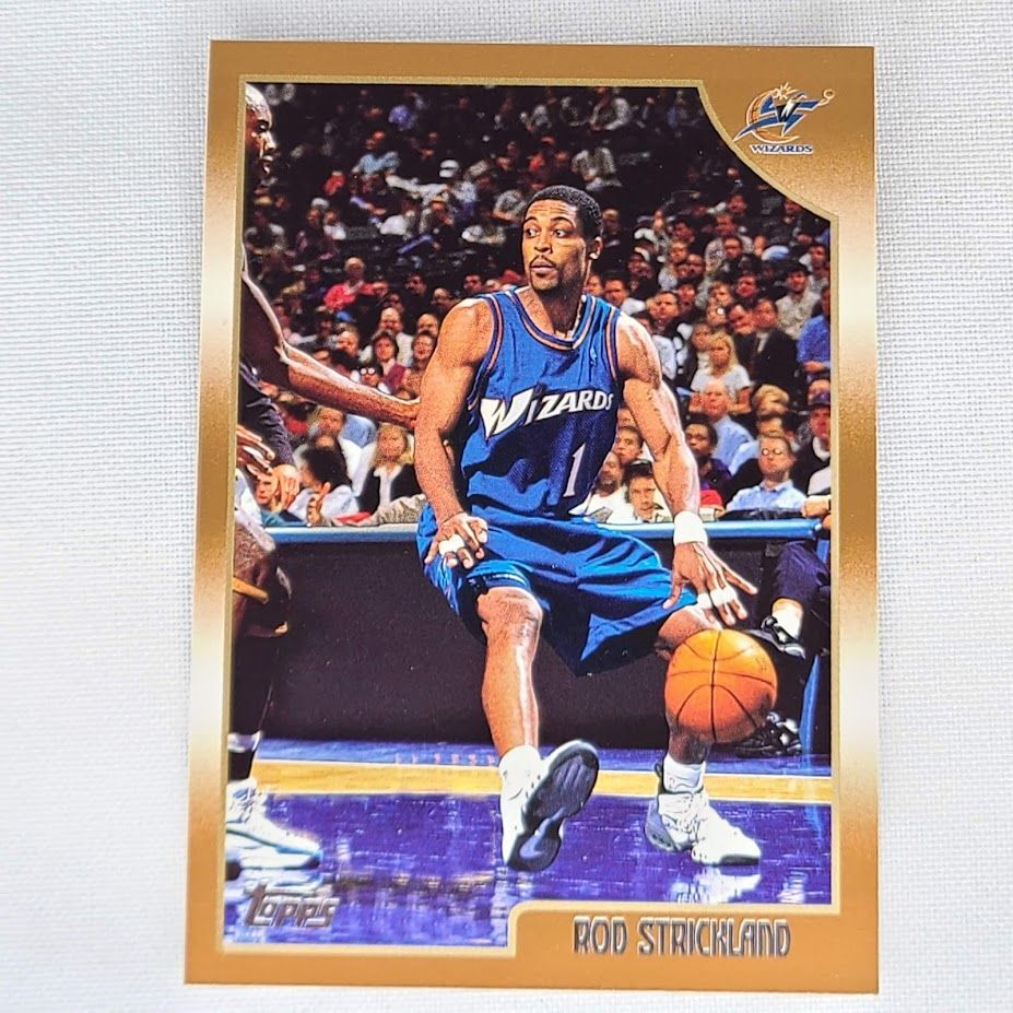 1998-99 Topps NBA Basketball #3 Rod Strickland Washington Wizards