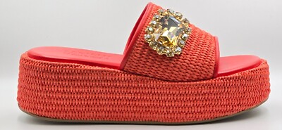 Authentic Loriblu Leather Italian Designer Shoes Orange  New Collection