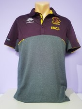 Broncos Brisbane POLO shirt ISC NRL Authentics  S/M Rugby League