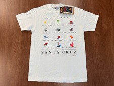 VINTAGE SANTA CRUZ LUKE A TUKE 1991 S T SHIRT SINGLE STITCH DEADSTOCK NOS TEE