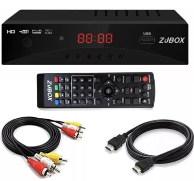 Digital TV Converter Box ATSC Cabal Box  ZJBOX for Analog HDTV Live 1080P (ci)