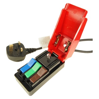 *NEU* PAT Prüfadapter Schnelltest Stecker Safe Block / UK Lager