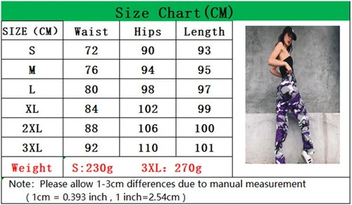 Womens Camo Cargo Trousers Casual Pants Ladies Military Army Combat Camouflage - Picture 2 of 21
