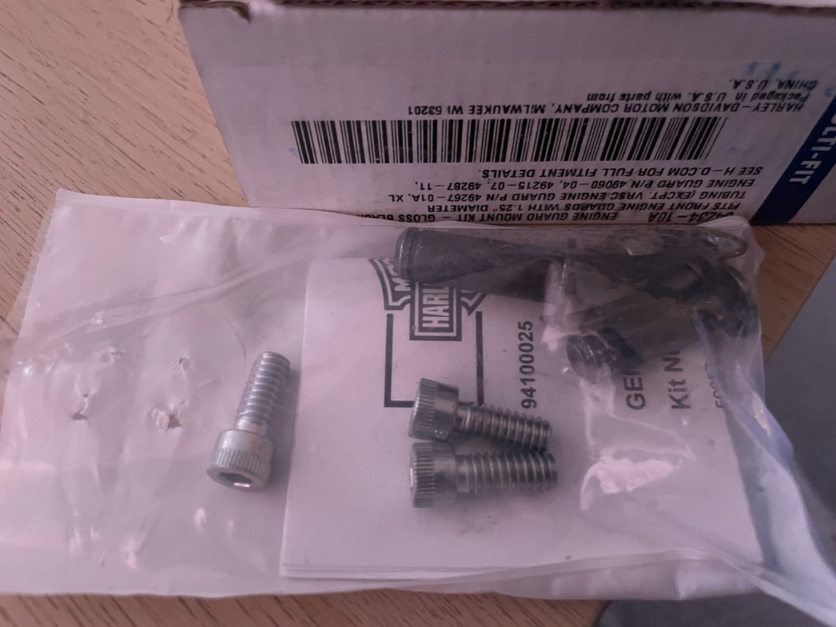 Harley Davidson 54234-10a Billet Engine Guard Footpeg Mounting Kit