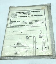 VINTAGE PIANI COSTRUTTIVI MODELLISMO NAVALE PRESTIGE CARTA TOULONNAISE  1:100#IP