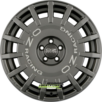 OZ Rally Racing dark graphite 8x17 ET34 - LK5/120 ML79 Felgen Alufelgen