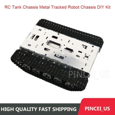 RC Tank Chassis Metal Tracked Robot Chassis Smart Robot Car Chassis  DIY Kit
