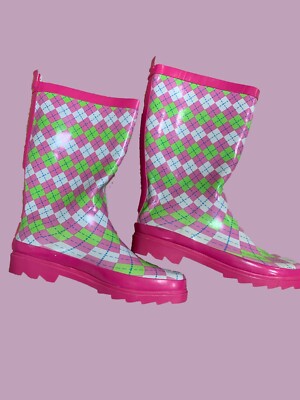 pink wellie farming