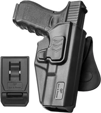 FDE, Black & Camo  |  Duty level 2 & 3 OWB Polymer Holster fits Glock 17,22,31