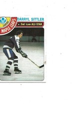 1978 TOPPS MAPLE LEARS ALL STAR DARRYL SITTLER