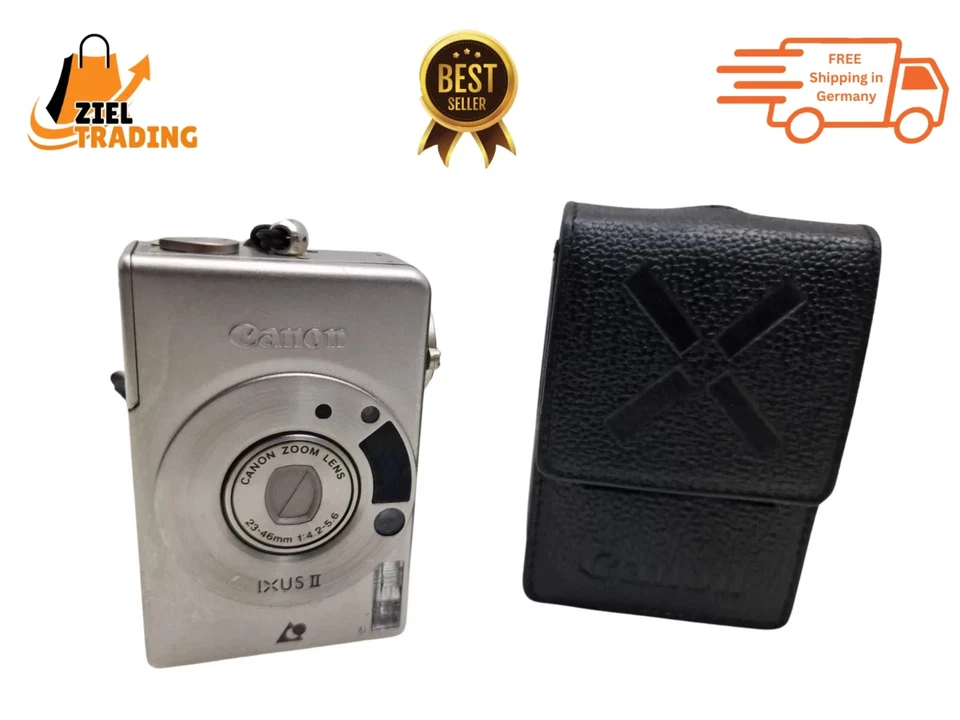 2er Set Canon IXUS II APS Kamera Silber & Konica Revio KD-400Z 4MP Digitalkamera - Bild 2 von 4