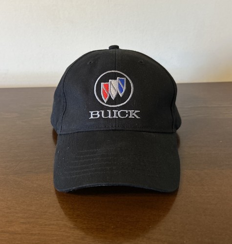 Official GM Buick Logo Black Baseball Cap Adjustable Buckle Strap Hat