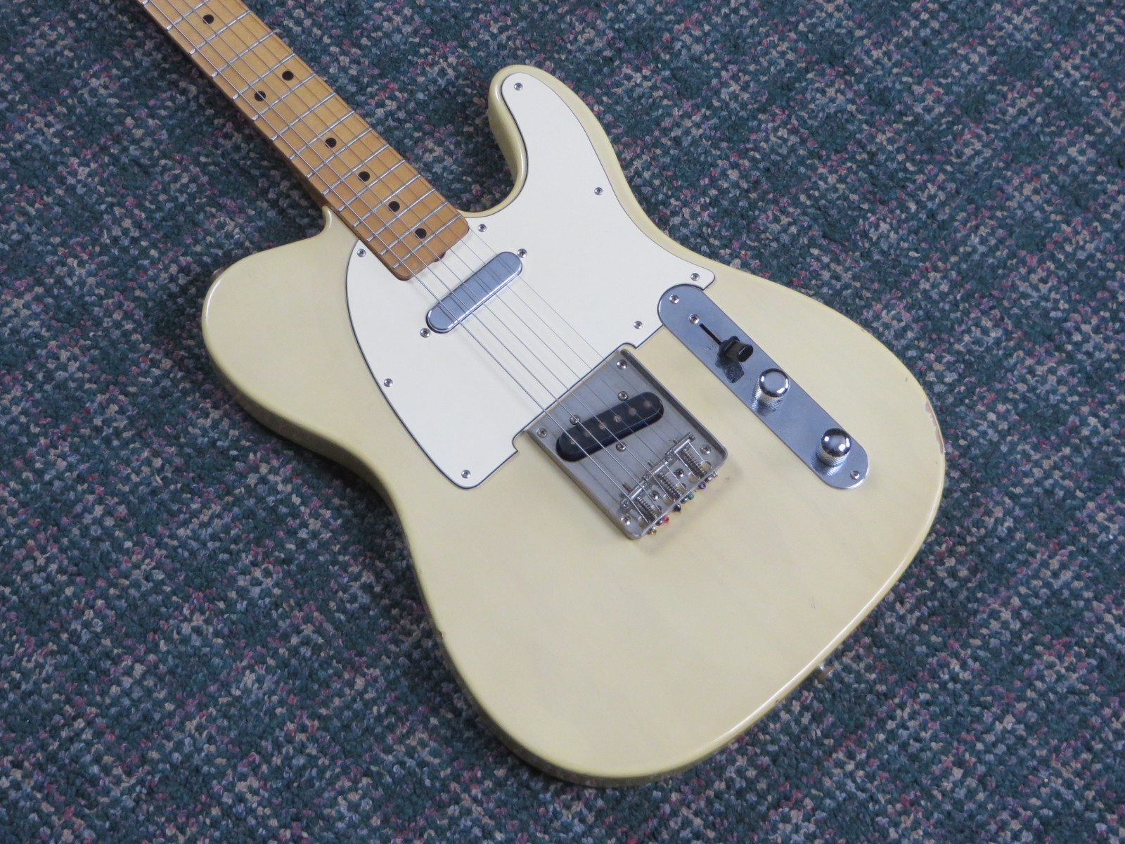 1976 Greco Japan TL500 Spacey Sounds Telecaster-Style Blonde! w / Fender gigbag