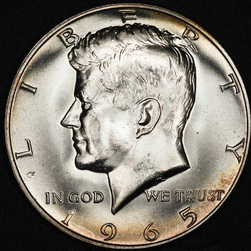 1965 P  Kennedy Half Dollar 50c - 40% Silver - Uncirculated